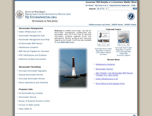 Tablet Screenshot of njstormwater.org